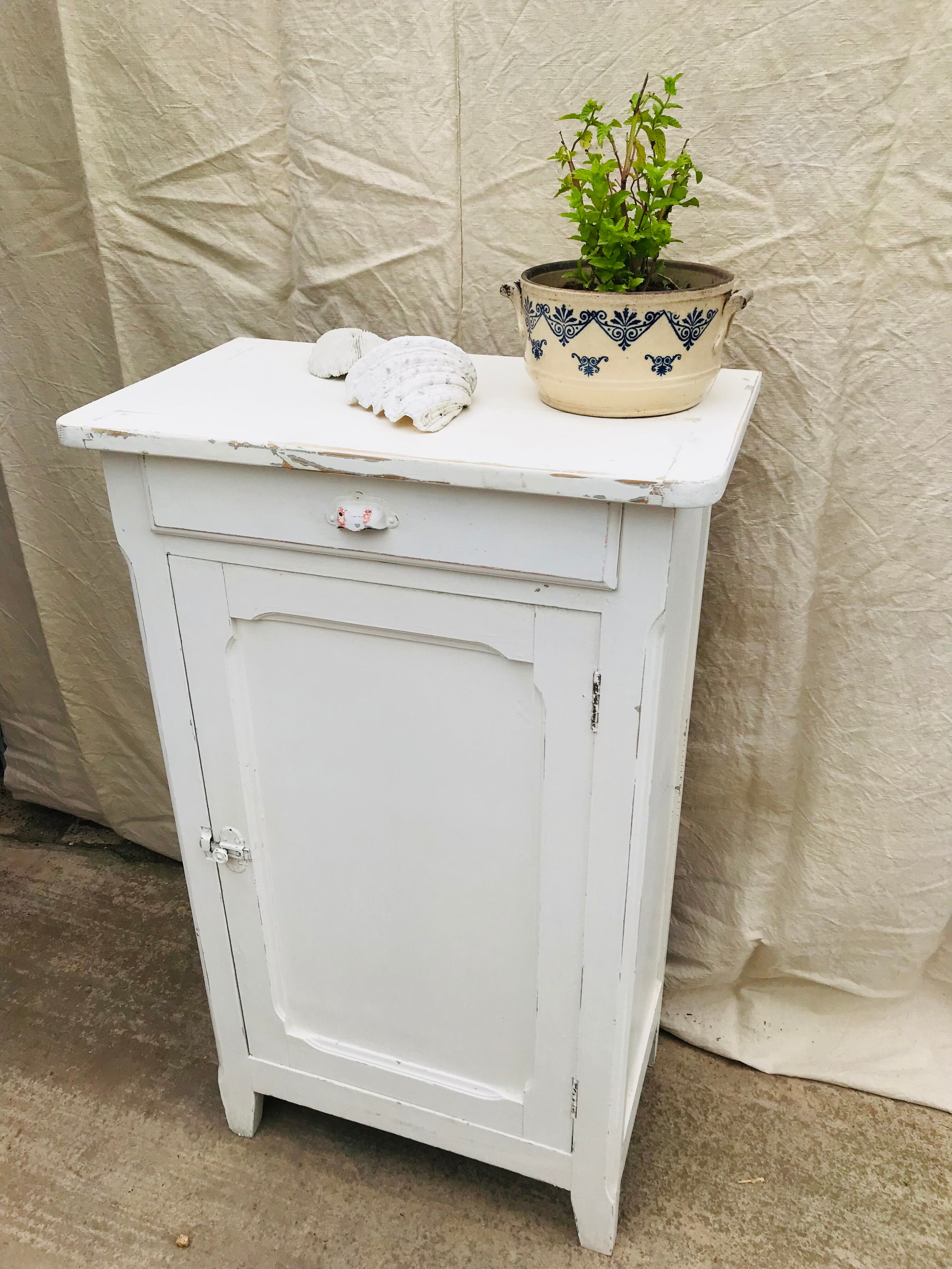 Vintage White Parisian Buffet