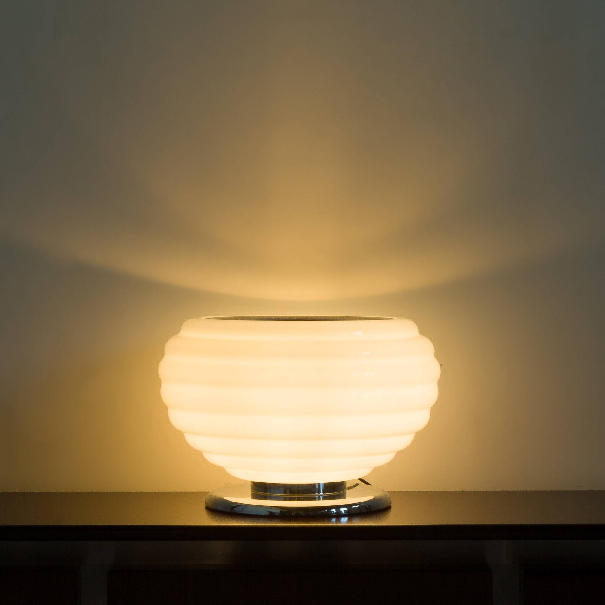 Italian space age table lamp attr. to Achille Castiglioni, 1970s