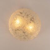 Round Murano glass ceiling light by Limburg, Germany, 1970s