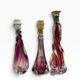 Vintage lamp base in crystal VSL and ruby glass