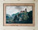 Watercolour painting XVIII "View of Lasaratz - Château de Sarraz" Canton of Va