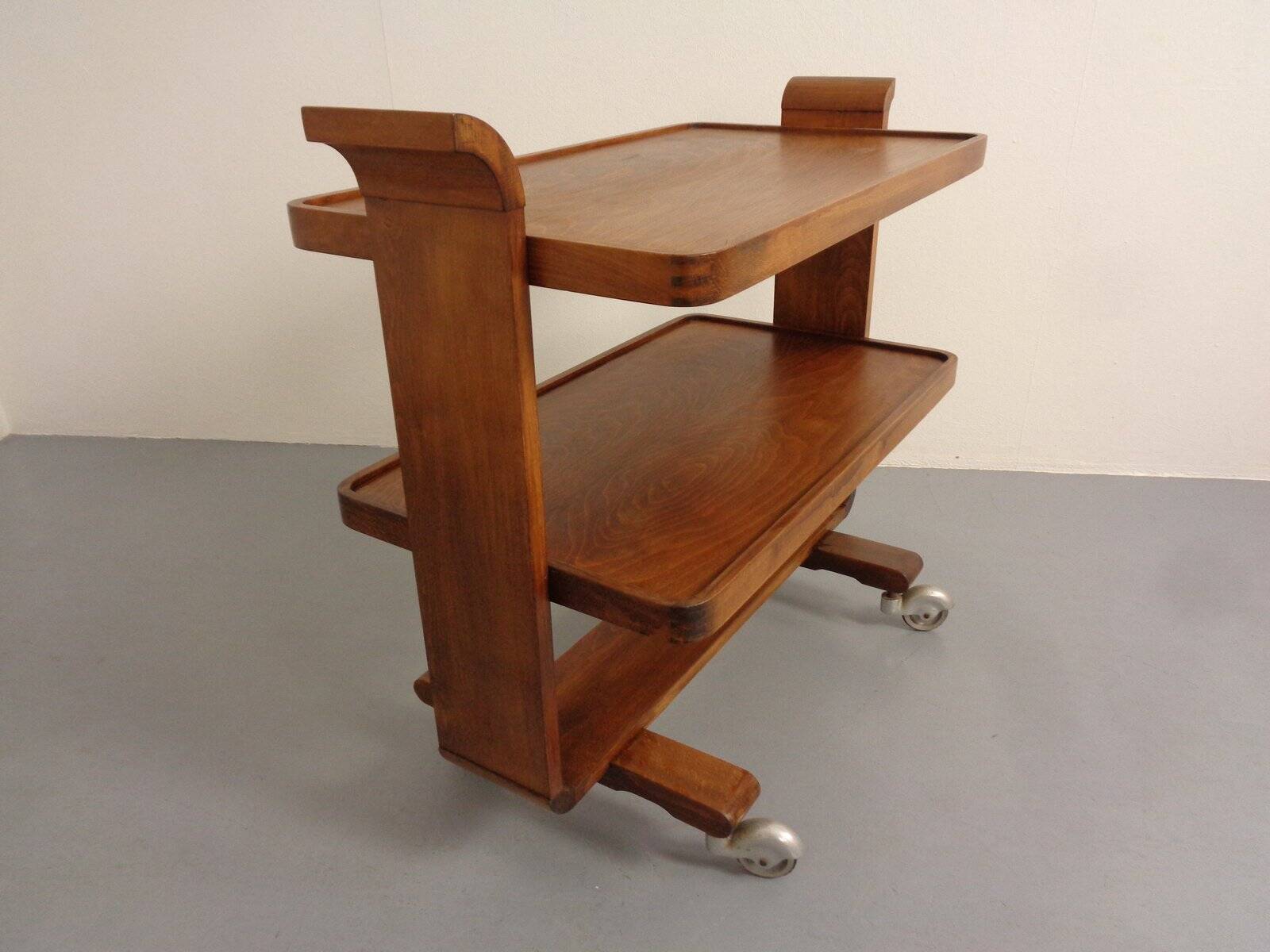 Art Deco Rollable Serving Cart, 1930s