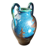 glazed ceramic vase 1920 signed François Sicard Vallauris