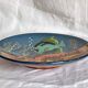 Lluís Puigdemont handcrafted dish -unsigned- 1960s in glazed ceramic