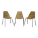 Set of 3 Basket Chairs by Franco Legler, Wicker and Metal, 1960s