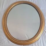 Miroir ancien en bois doré