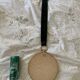 Vintage 1960s green witch's eye mirror - 20 x 67 cm