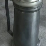 Old boc or chope to drink in pure etain 19 cm