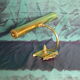 Appliques murales en laiton