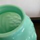 Paire de vases art deco en opaline vert celadon