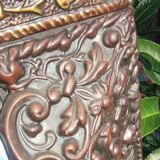 Old mirror with beading
