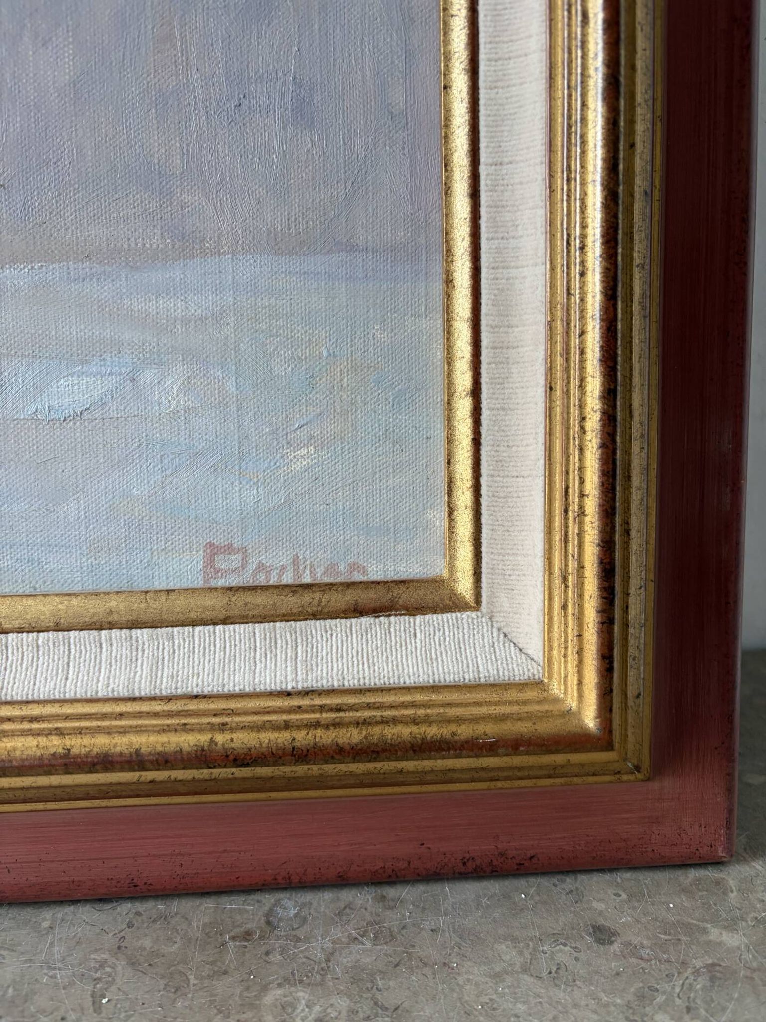 Bouquet d’automne, huile sur toile signée