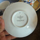Bernardaud Limoges Borghèse – 5 cups + 4 saucers in porcelain