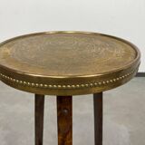 Side table in Jugendstil with a brass top by Joseph Maria Olbrich