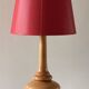 Lampe en bois tourné vintage