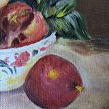 Oil painting on canvas, contemporary still life, countryside decoration