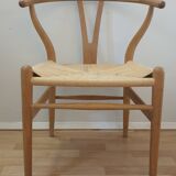 CH24 Wishbone chair in soapy oak by Hans Wegner
