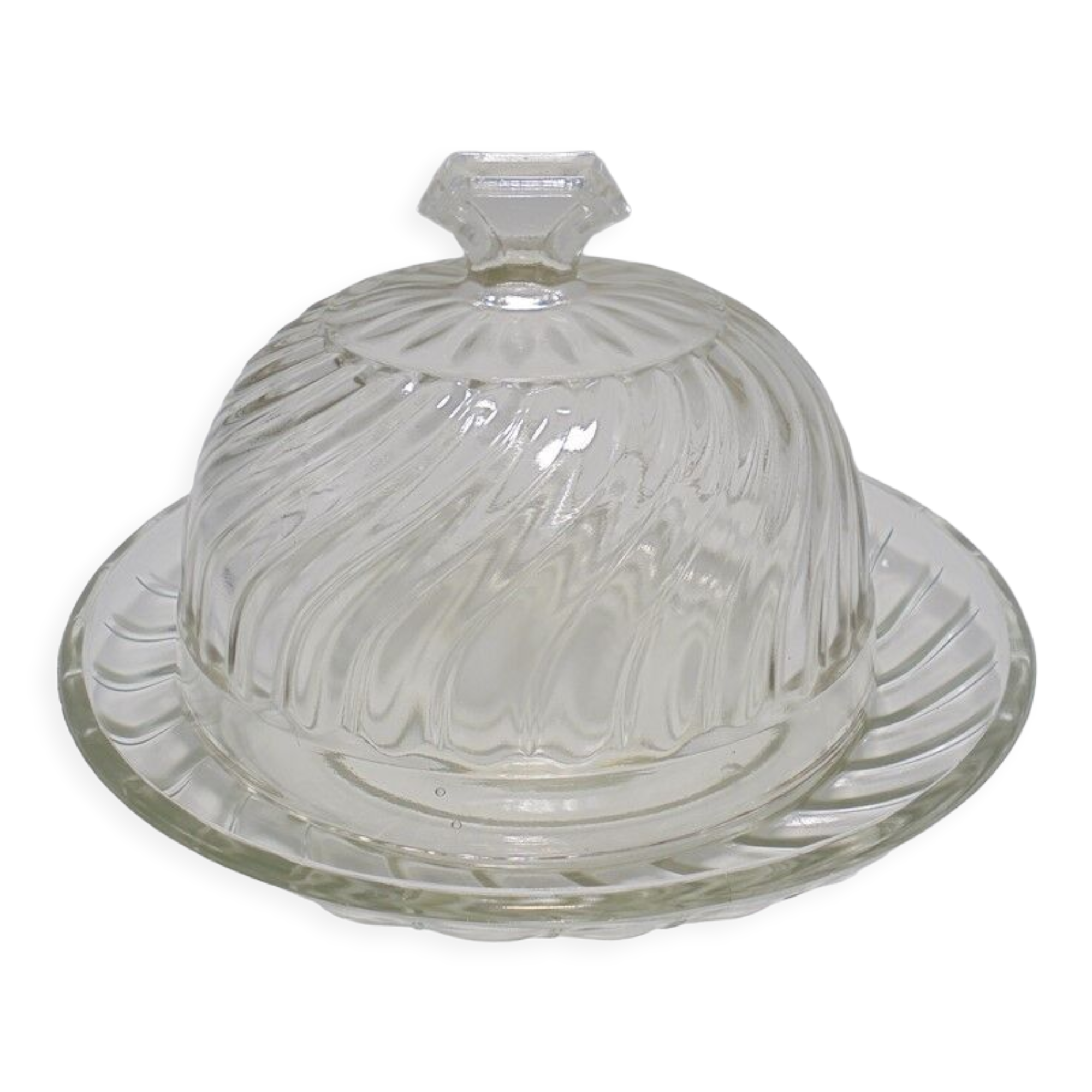 Glass bell dish
