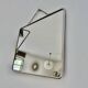 Antique barber's mirror with chain, art deco, 1940s-1950s