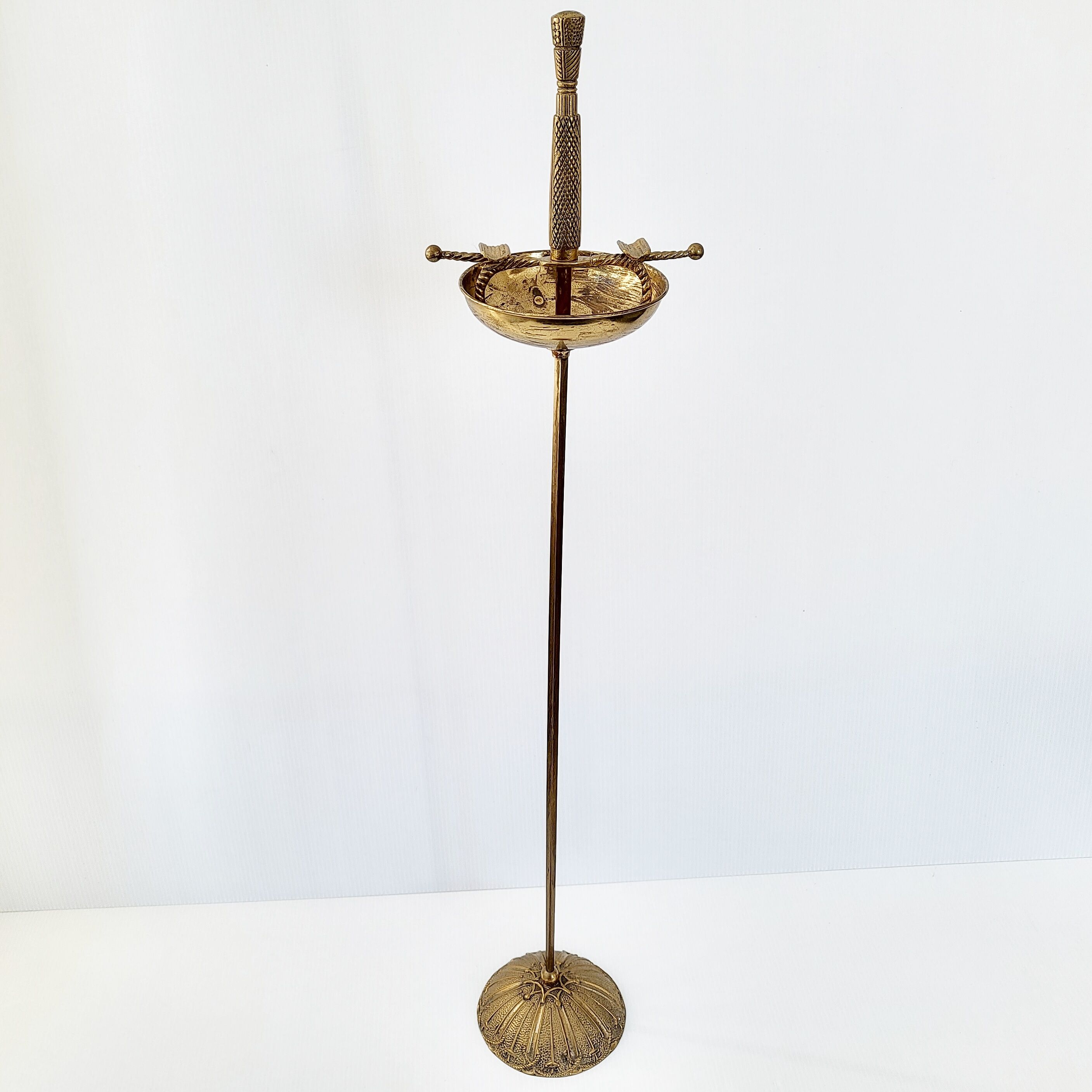 Vintage sword ashtray 1970