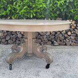 Oval dining table in the Napoleon III style