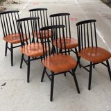 Lot of 6 fanett model chairs
