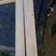Lot of 4 oak windows H141xL112/117cm old small panes