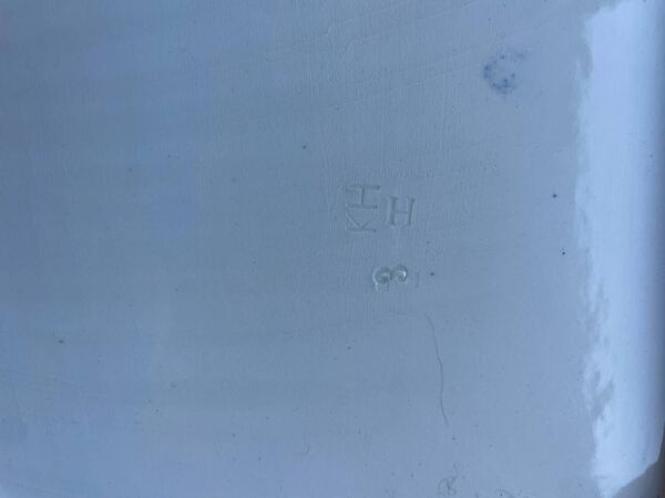 Grand plat faïence Gien France