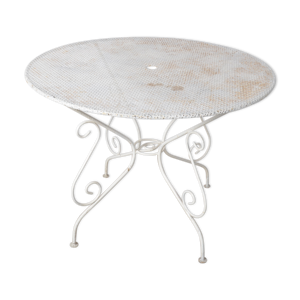 Table de jardin en fer