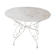 Table de jardin en fer forgé