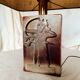 1980s ceramic archers lamp