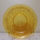 Hollow dish in vintage glass diameter 28cm