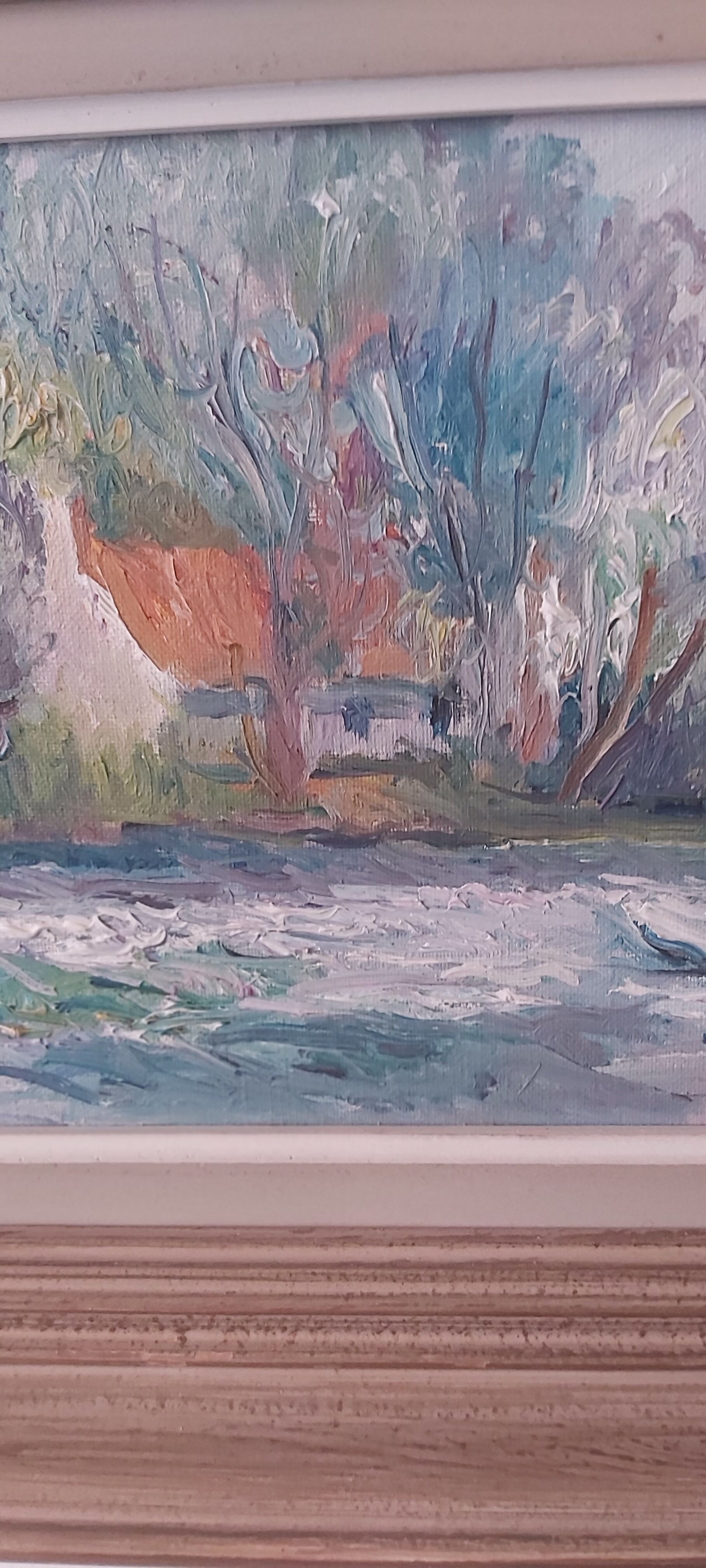 Landscape oil on canvas signed