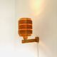Mounted Pine Veneer Wall Lamp By Hans-Agne Jakobsson For Markaryd, Sweden 1960S