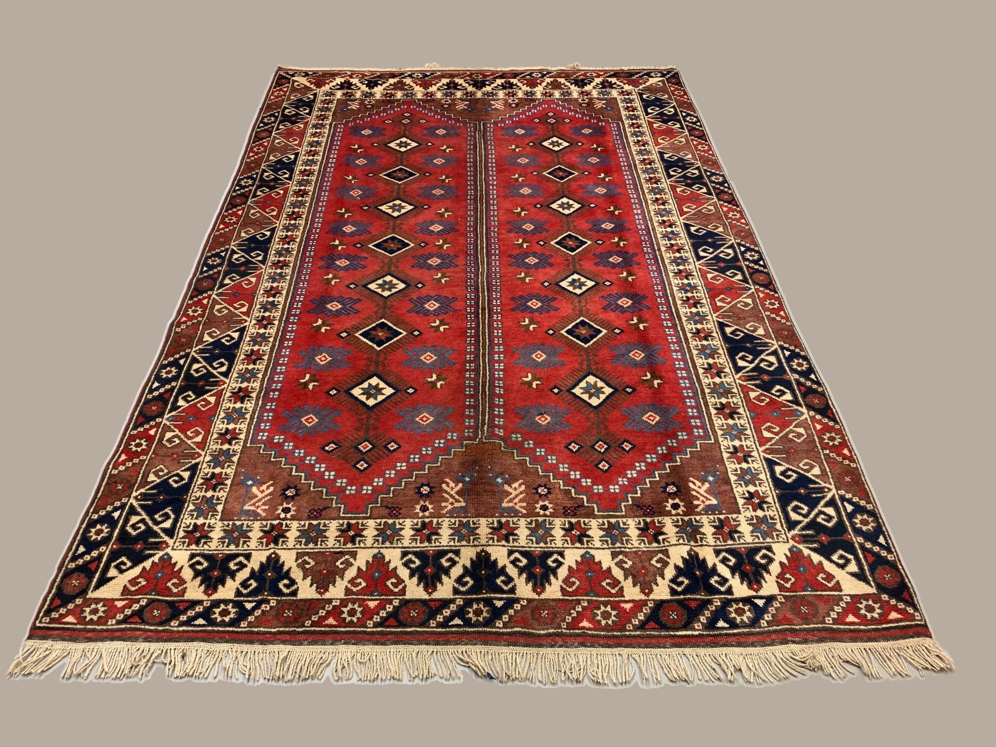 Vintage Turkish Tribal Rug 300x200 cm