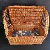 Rattan chest bench