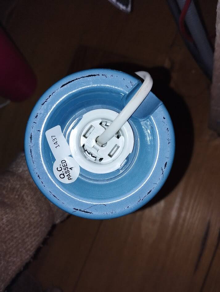 Ikea gavik lamp – blue –