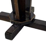 Art Deco side table plant table set of two design oak