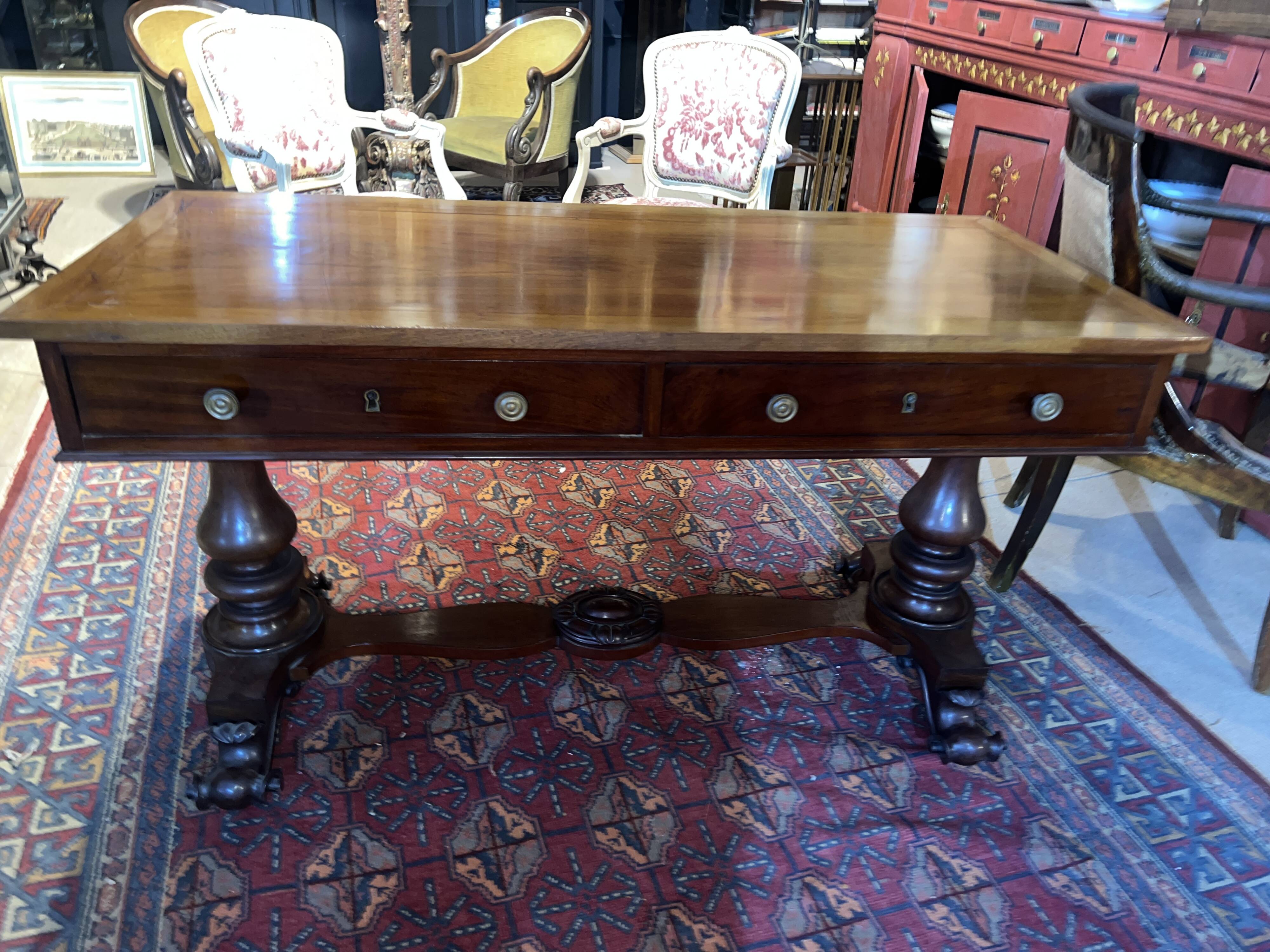 Victorian mahogany desk