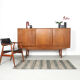 Danish teak sideboard with sliding doors, 1960