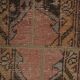 Vintage Turkish hallway rug 53x635 cm