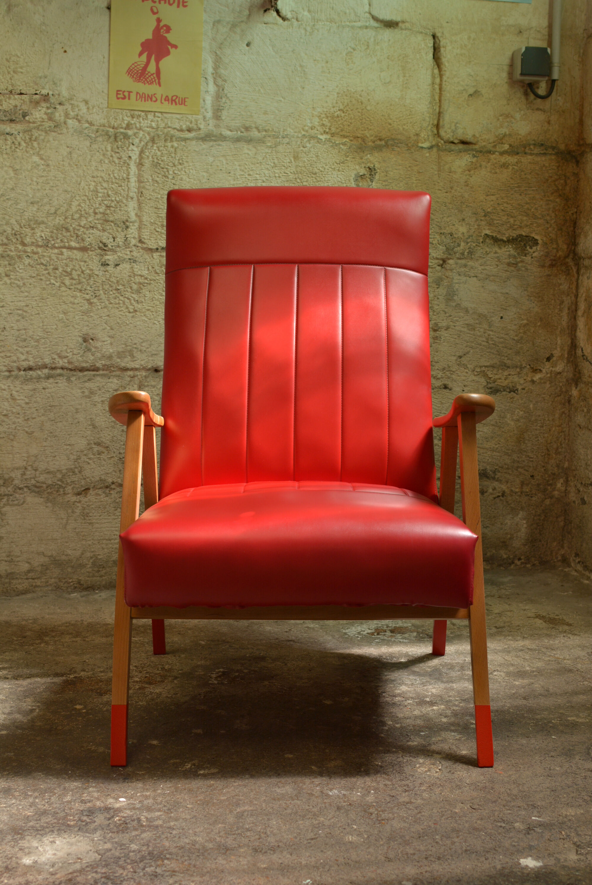 Fauteuil scandinave vintage