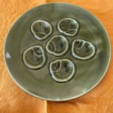 Set of 4 snail plates