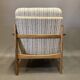 Scandinavian design wool armchair 1950.