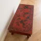 Asian coffee table in red wood