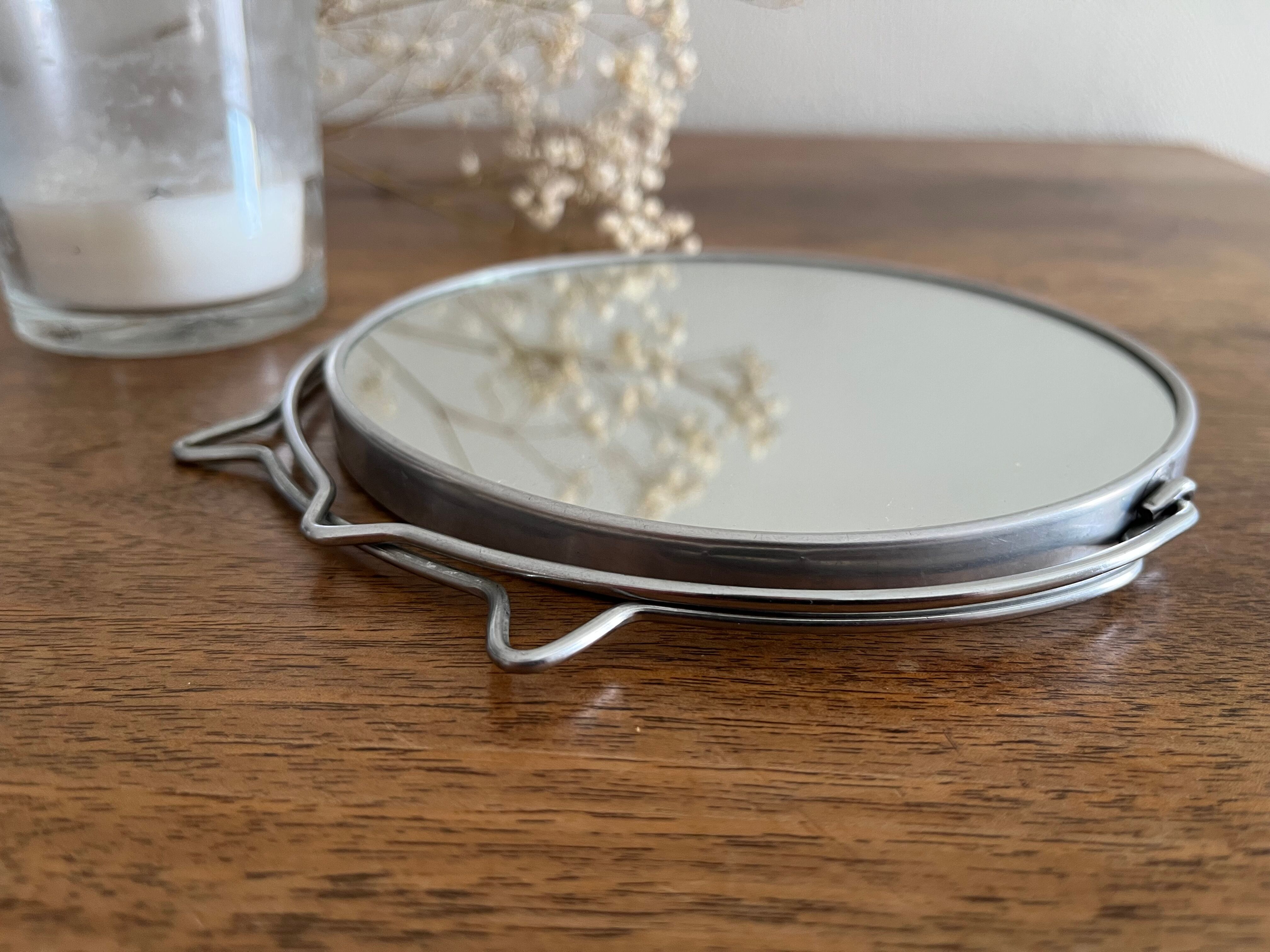 Round barber mirror 14.5 cm
