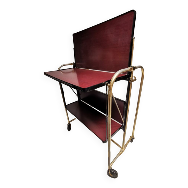 desserte table à roulettes Vintage , pliante / pliable - Bon état sur Selency