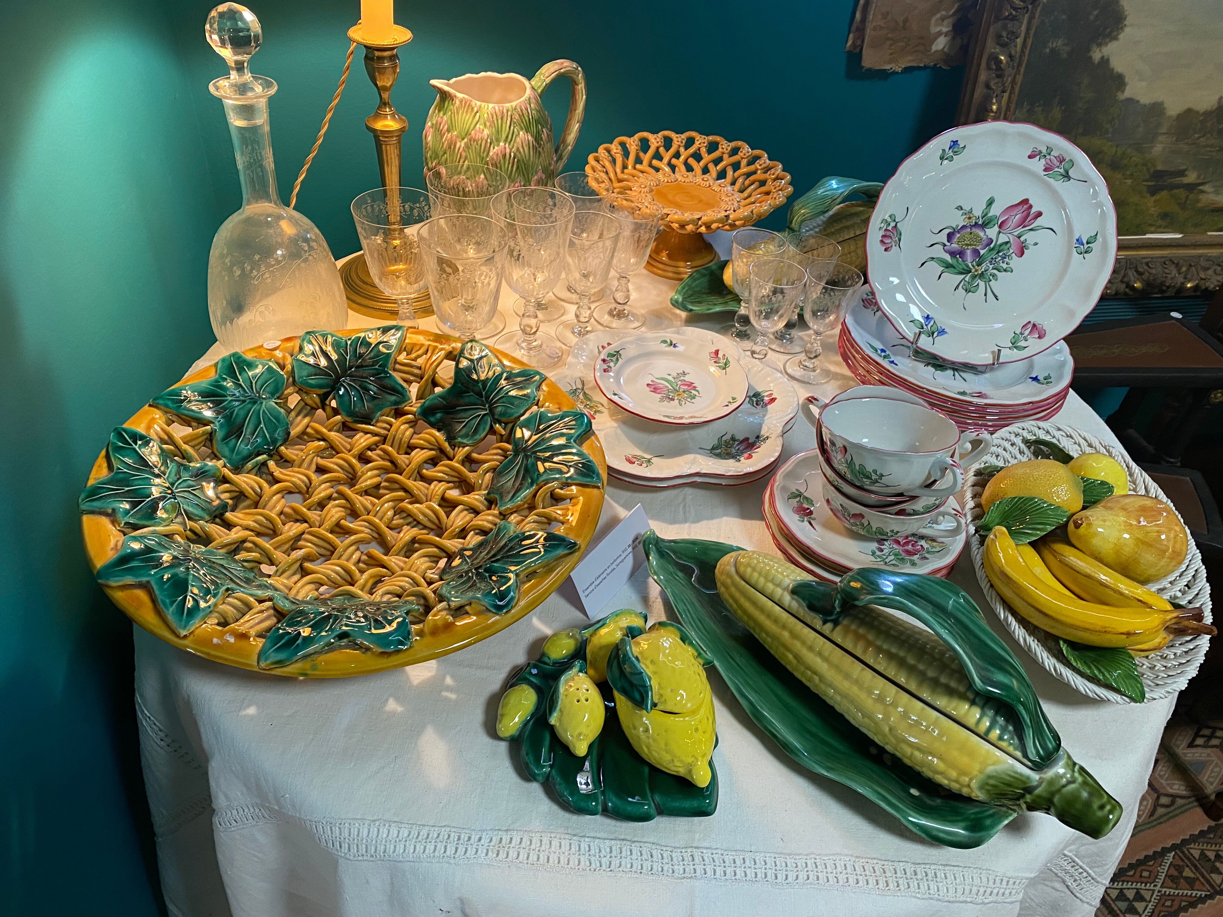 Large ceramic cup slurry Vallauris 1950