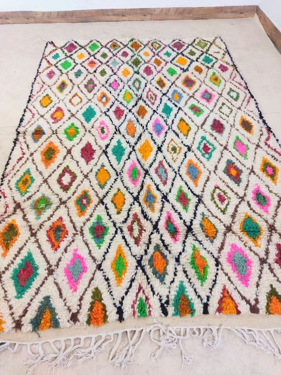 Moroccan carpet azilal 246x158cm