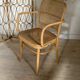 Vintage Hofmann cane armchair chair